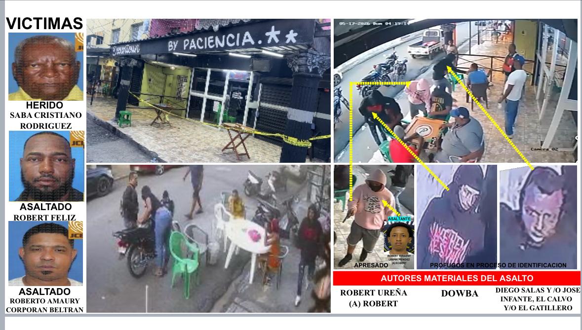 Cámaras de seguridad graban ese robo