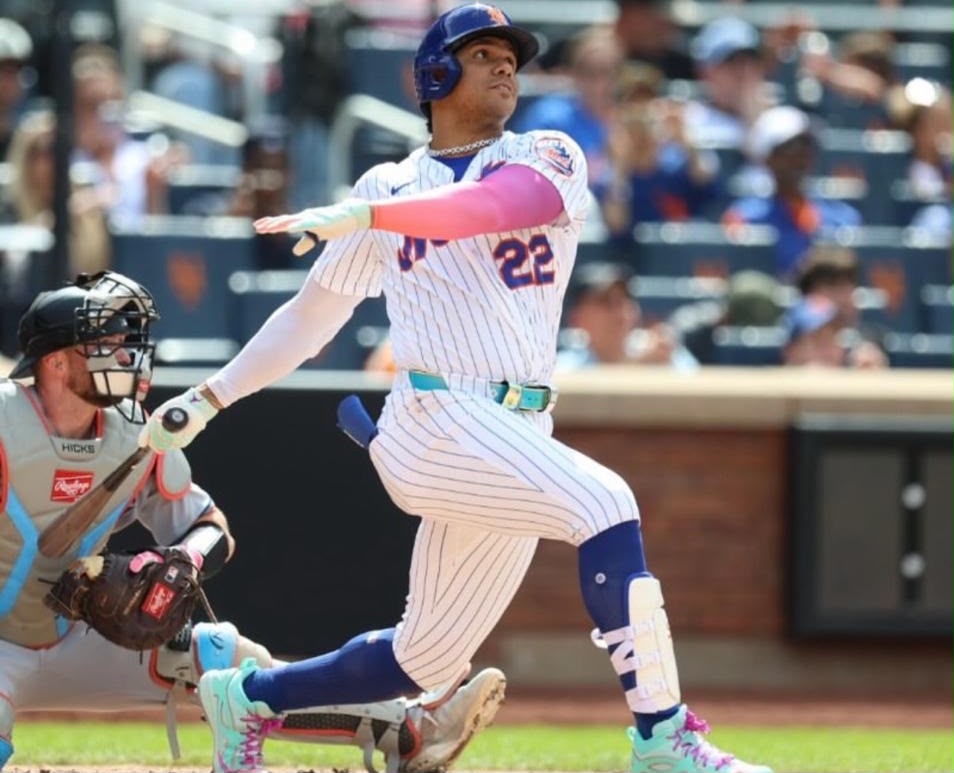 Después de que Juan Soto conectara su jonrón número 13
