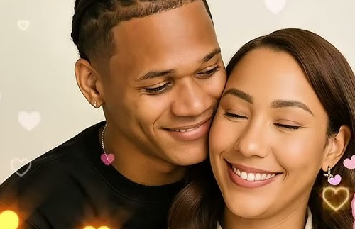 Dalvin La Melodía y su esposa