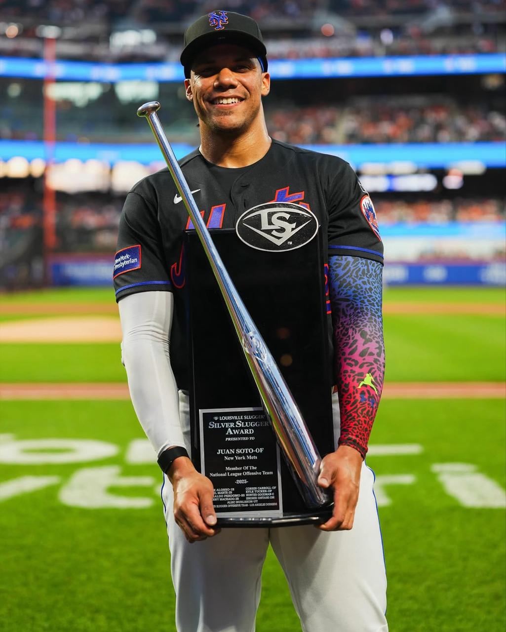 Juan Soto consigue su sexto bate de plata