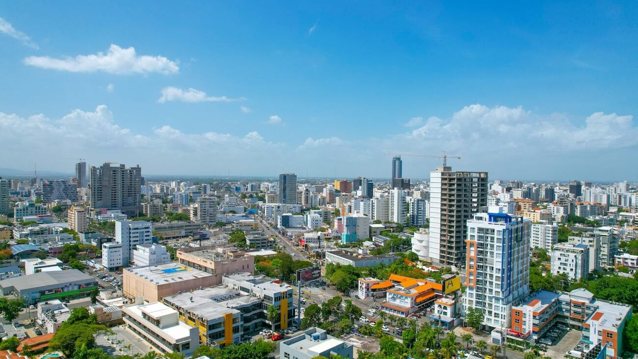 Vista panorámica de Santo Domingo, la capital de la República Dominicana
