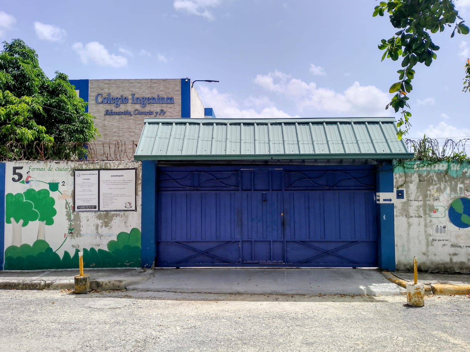 Colegio Enginium que fue clausurado por los dueños del centro educativo. Imagen/Externo.