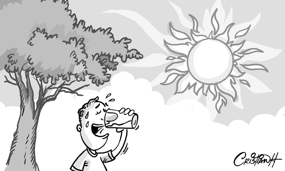 ¡Qué calor!