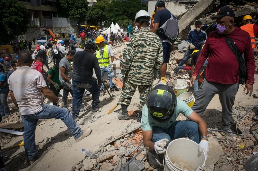 Venezuela recibió más de 1.600 rescatistas internacionales para atender a las víctimas del terremoto