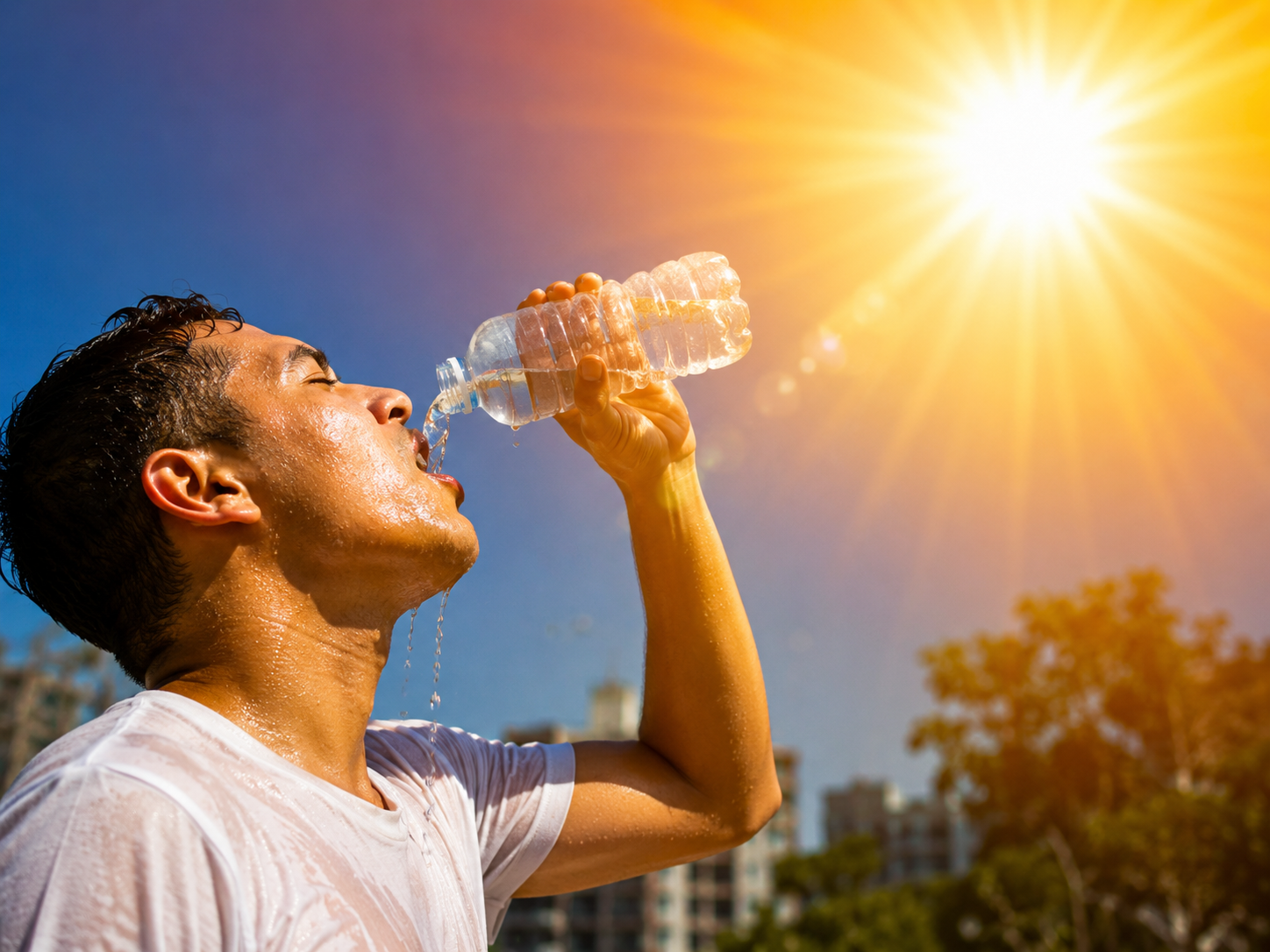 Imagen sobre las olas de calor generadas por la IA