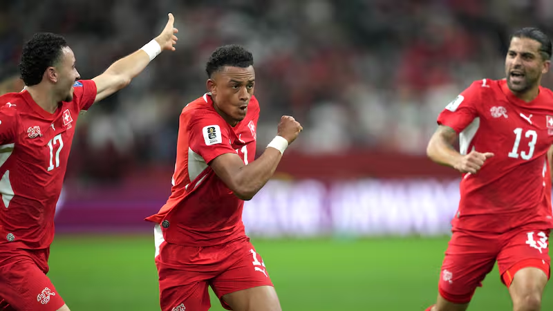 La selección suiza dominicana Rubén Vargas continuó su inocente racha en el Mundial de Fútbol.