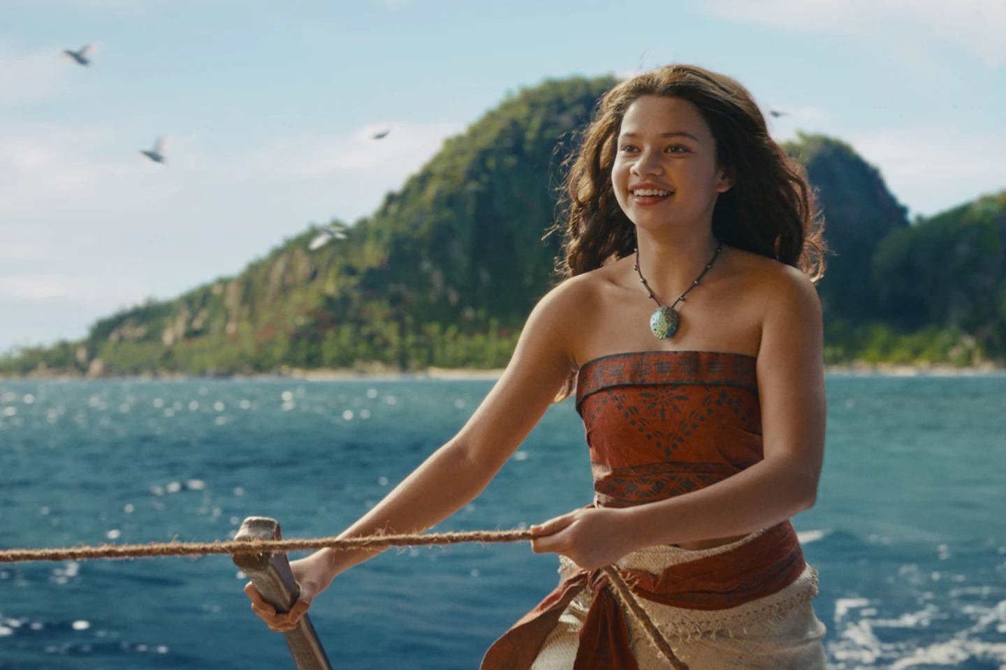 Catherine Laga'aia como Moana