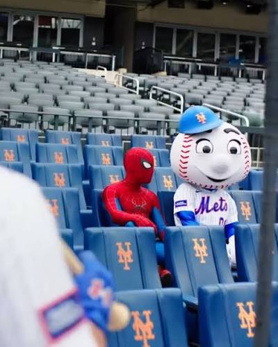 Escenas comerciales y Spider-Man