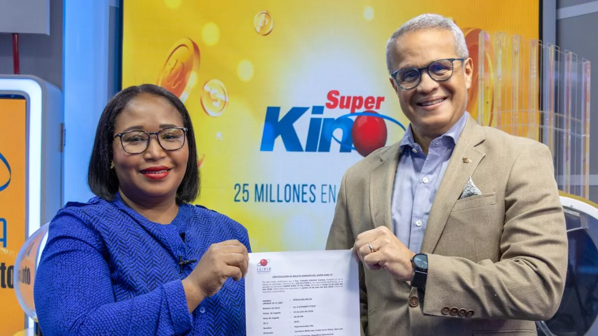 Yocasta Valentina, ganadora de la lotería.