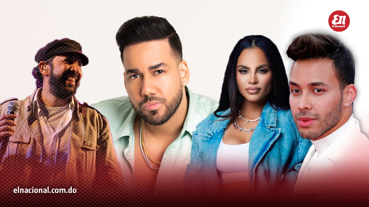 Juan Luis Guerra, Romeo Santos, Natty Natasha y Prince Royce.