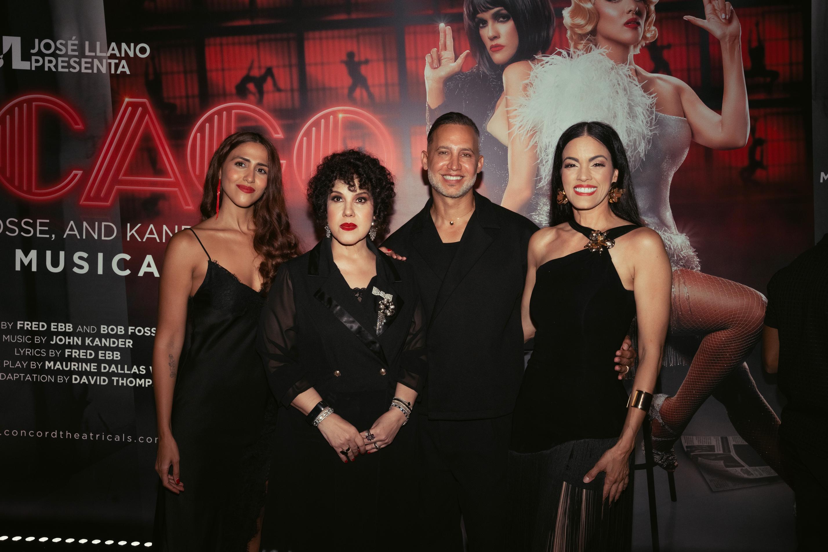 Carla Fatule, María Castillo, José Llano y Rob Mariel Olia