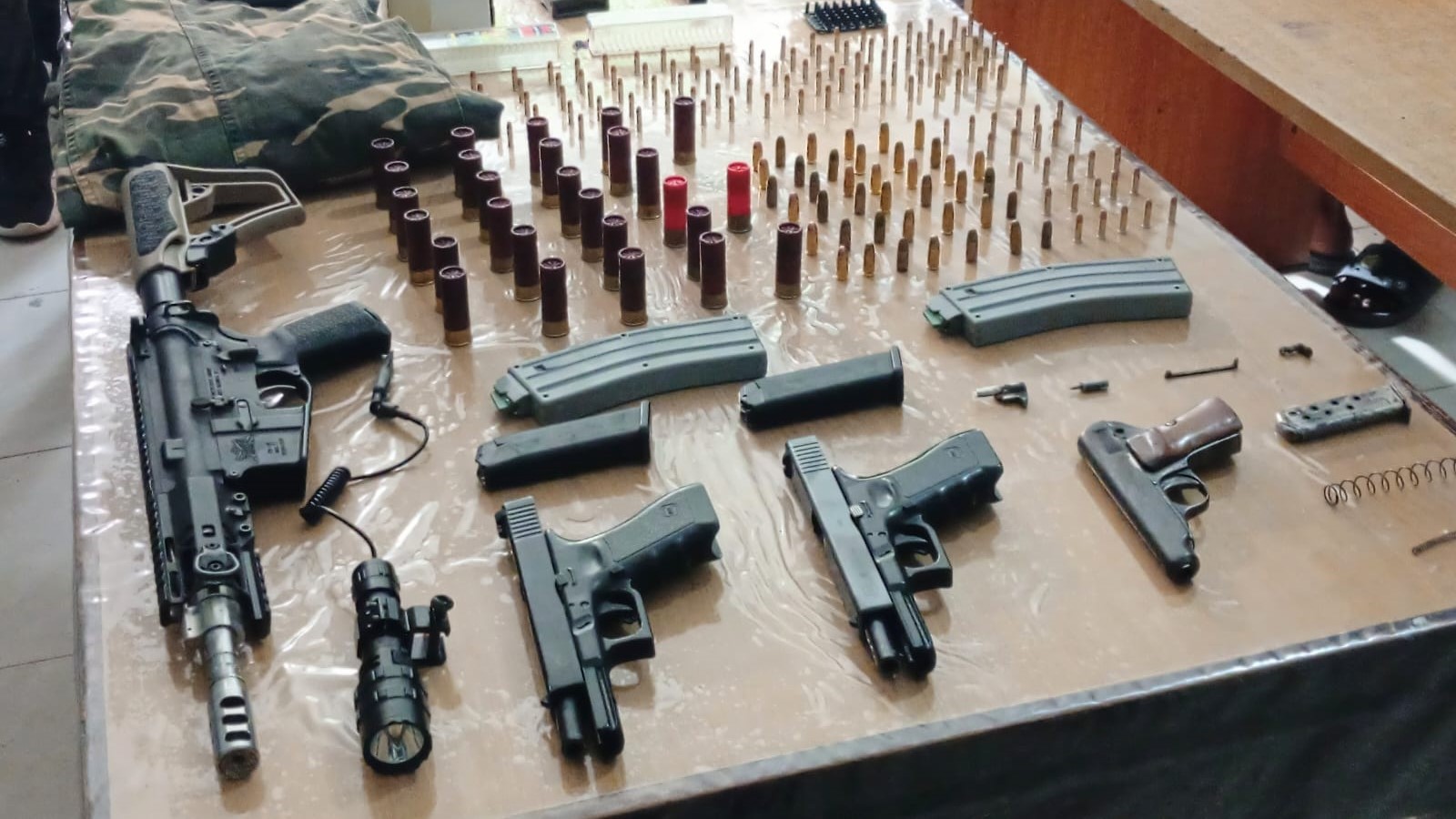 Armas incautadas