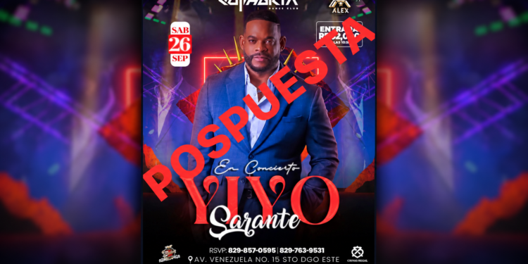 El salsero Yiyo Sarante.