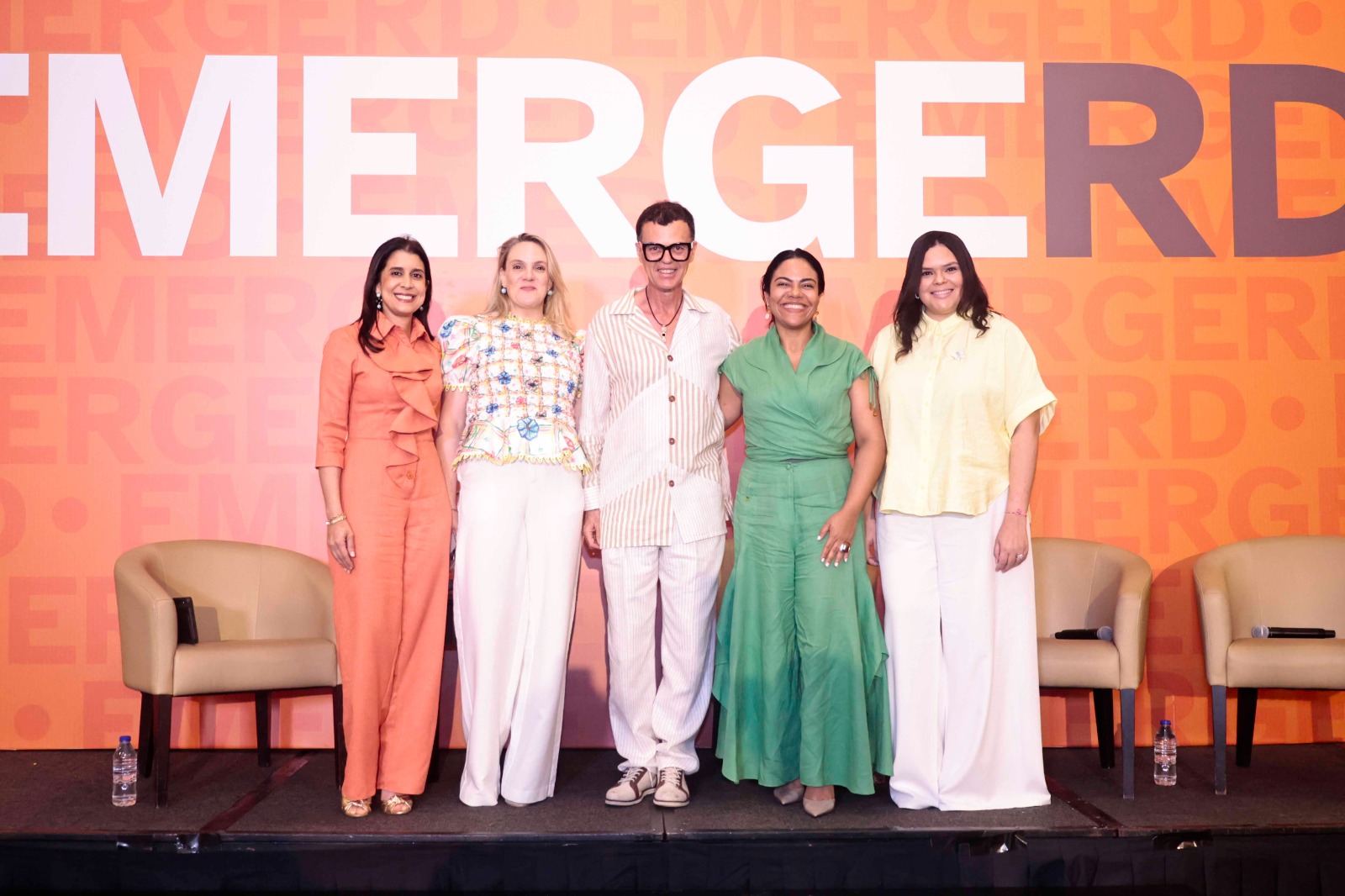 Gianna Franjul, Cristina Cuadra, Sócrates Mckinney, Yomaira Martinó y Natalie de Peña