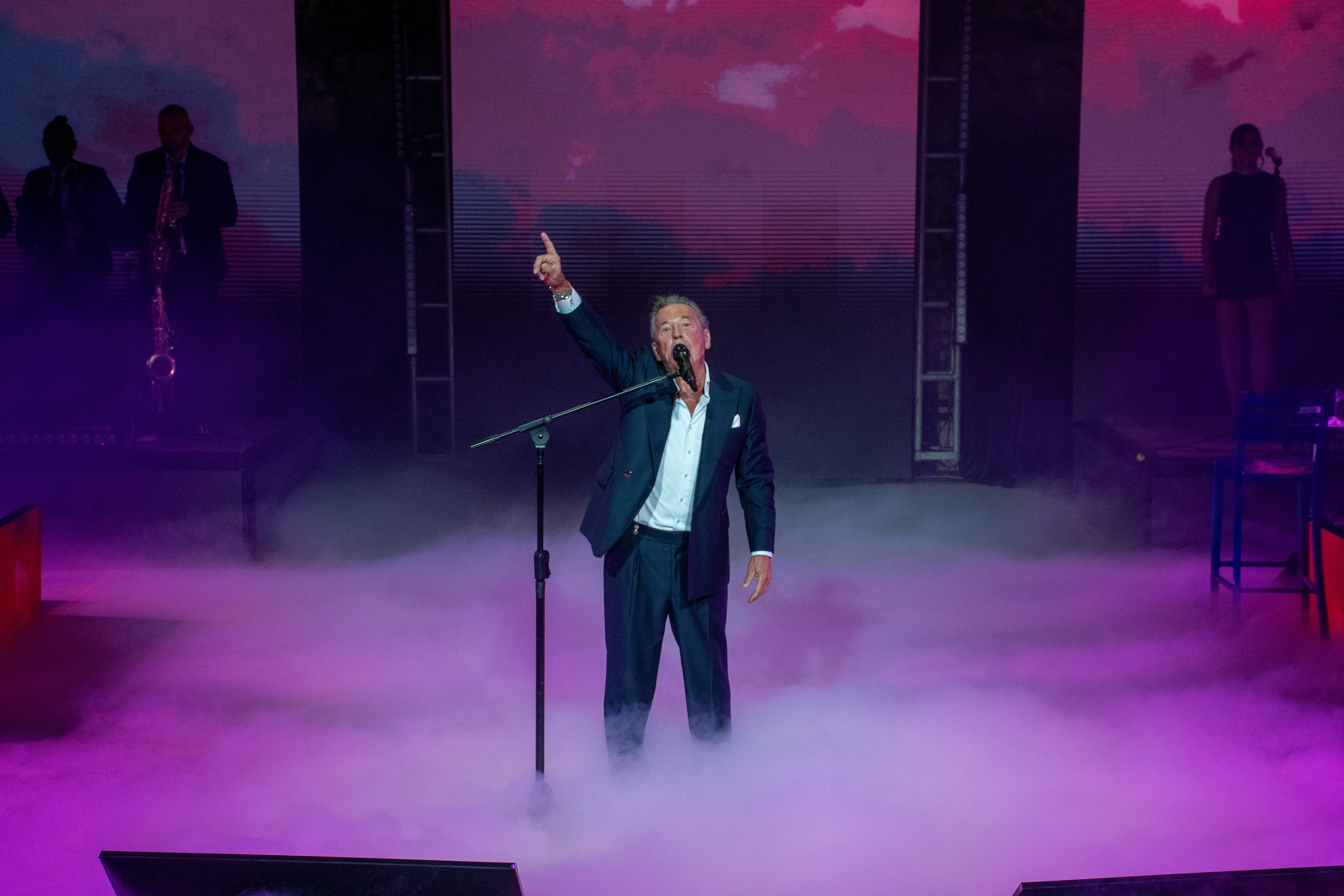 Ricardo Montaner se presentó anoche en Altos de Chavón, La Romana.