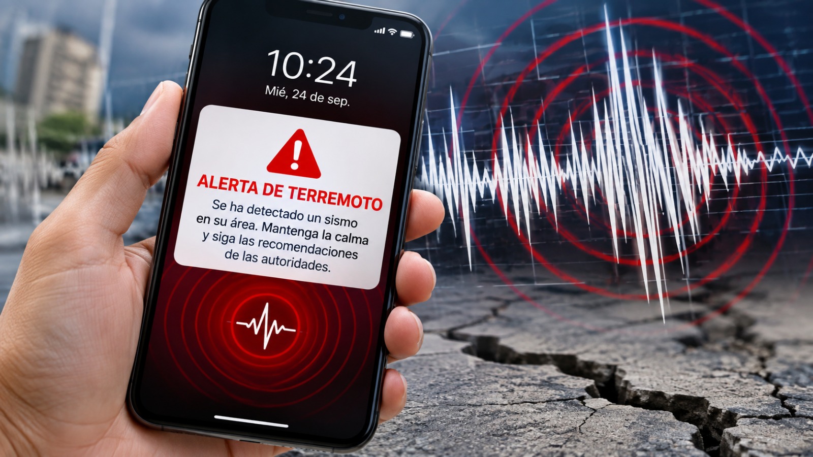 Alerta en celulares.
