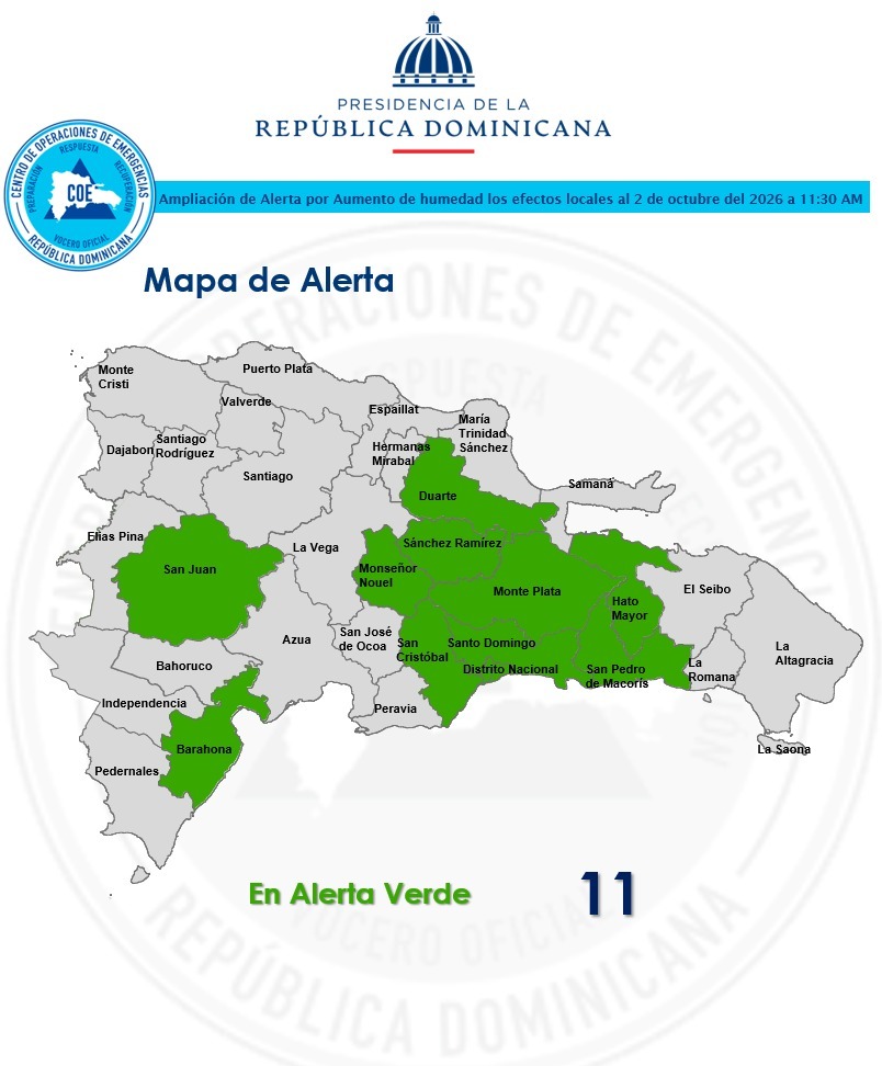 El COE emitió alerta para 10 provincias en prevención de posibles inundaciones urbanas