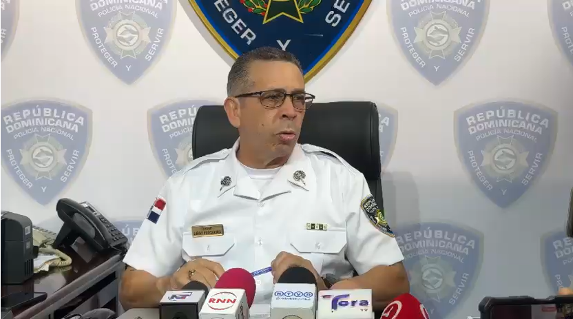 El vocero de la Policía Nacional, coronel Diego Pesqueira.