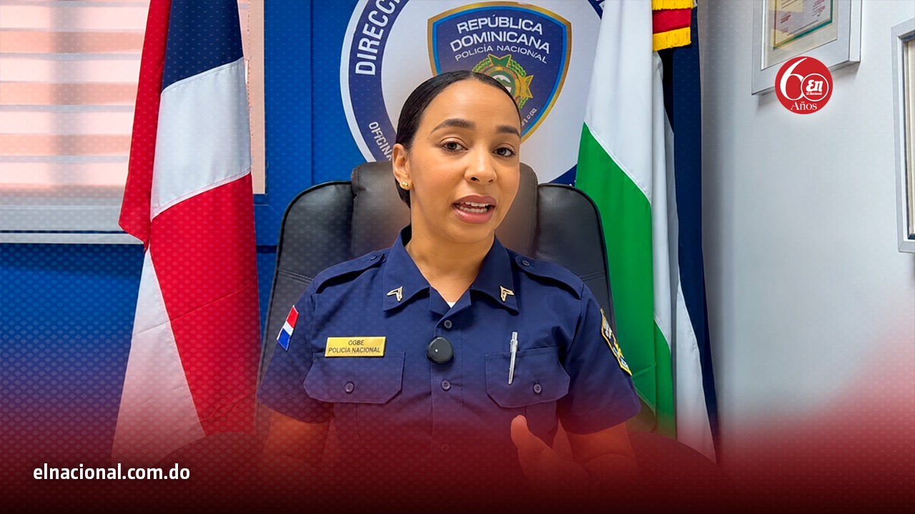 Fiordaliza Popa, vocera de la Policía en Santiago.