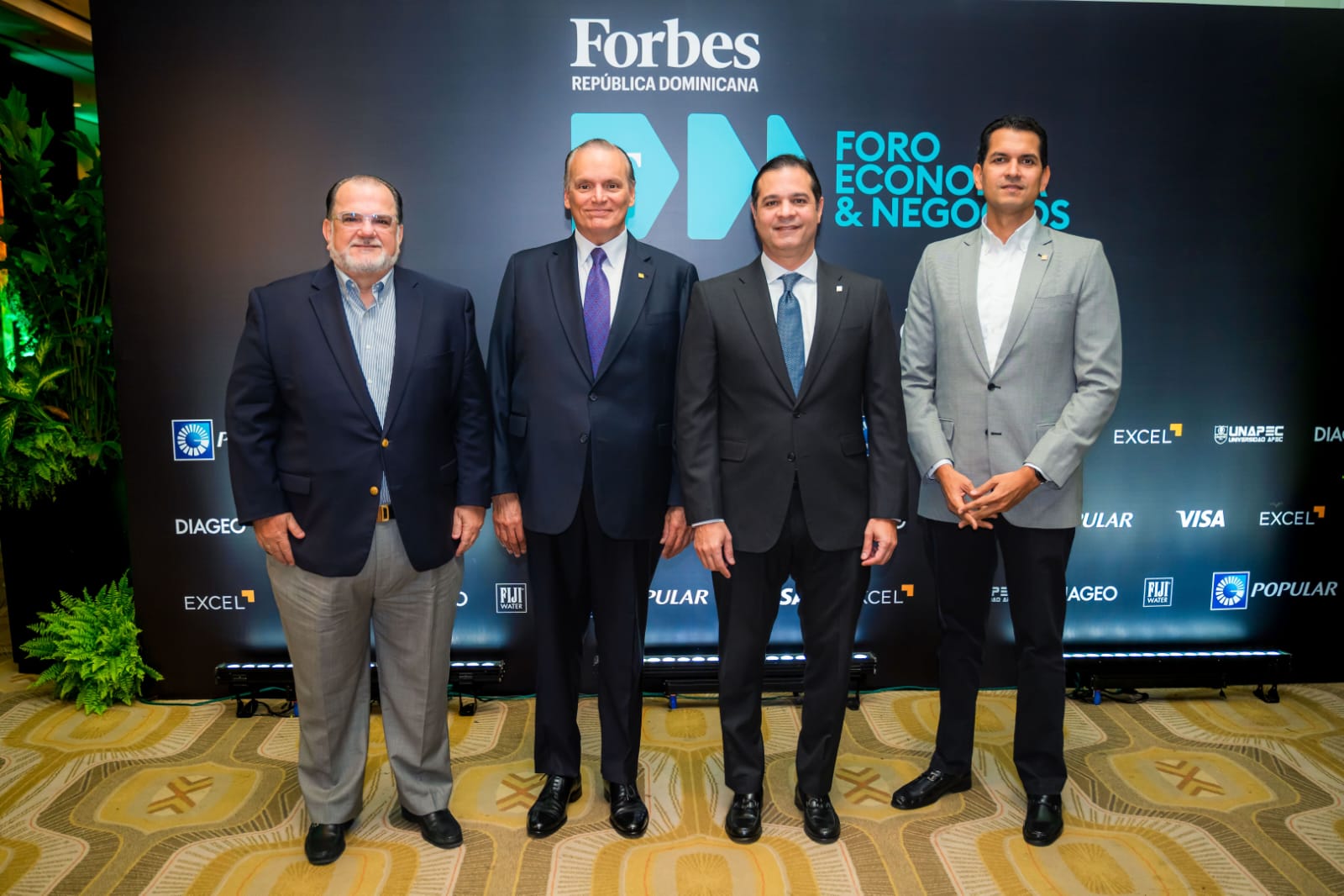 Eduardo Yanes, Eugene Rault Grullon, Robinson Bou y  Jose F. Paliza.