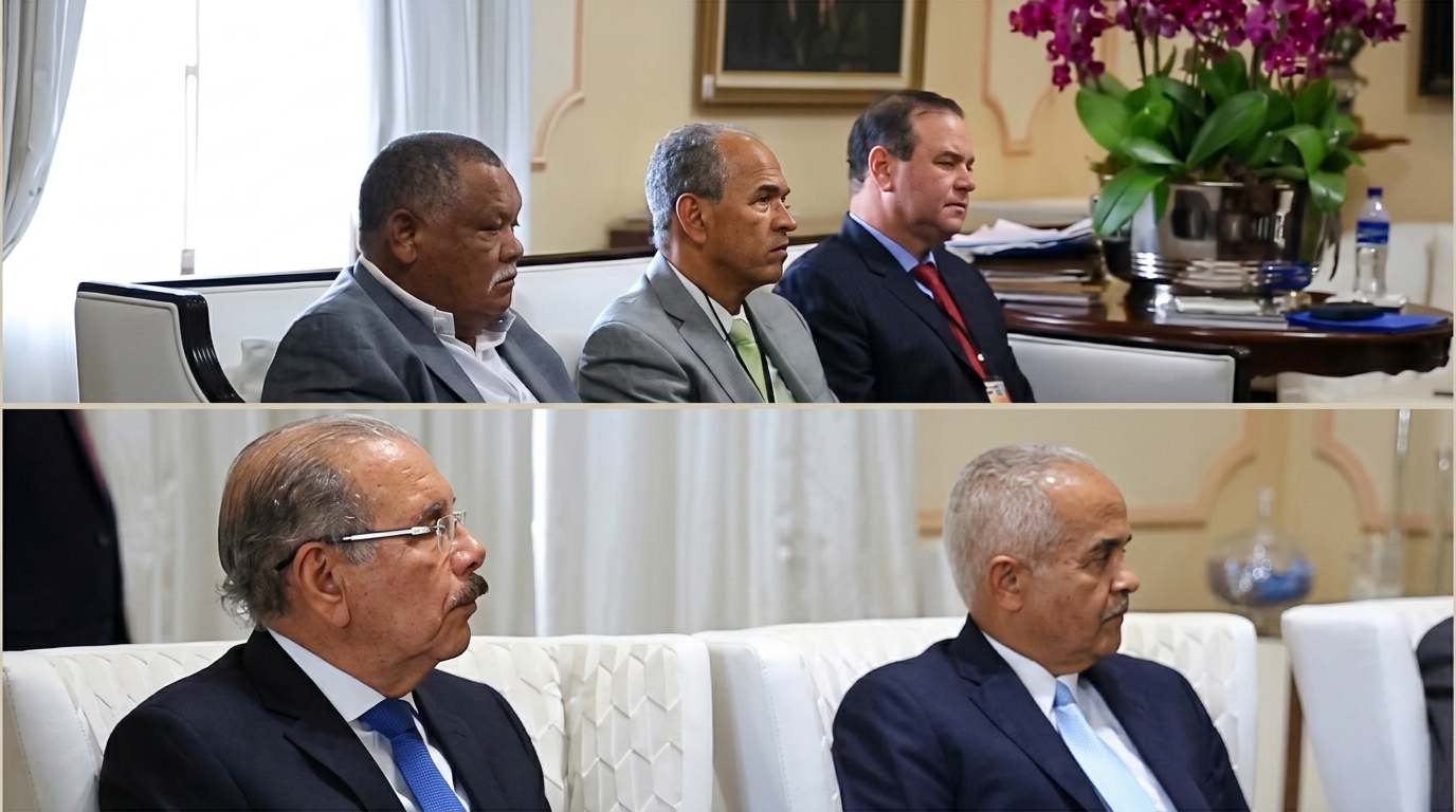 El encuentro con el expresidente medina ocurrió el 18 de julio de 2019 en el Palacio Nacional.