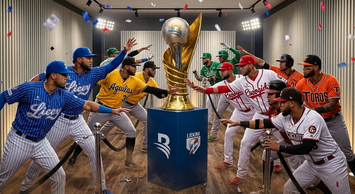 Los seis equipos luchando por la Copa Banreservas