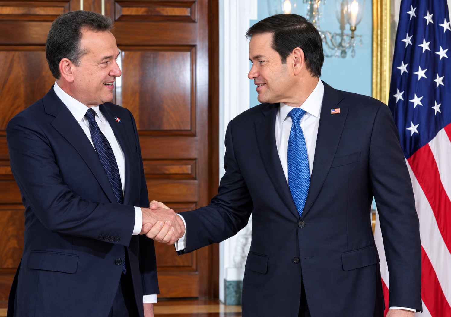 Ito Bisonó y Marco Rubio.