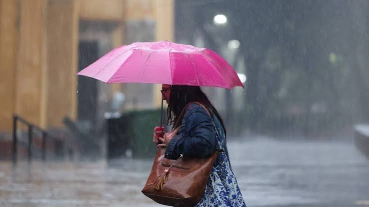 Las lluvias ocurrirán en horas de la tarde