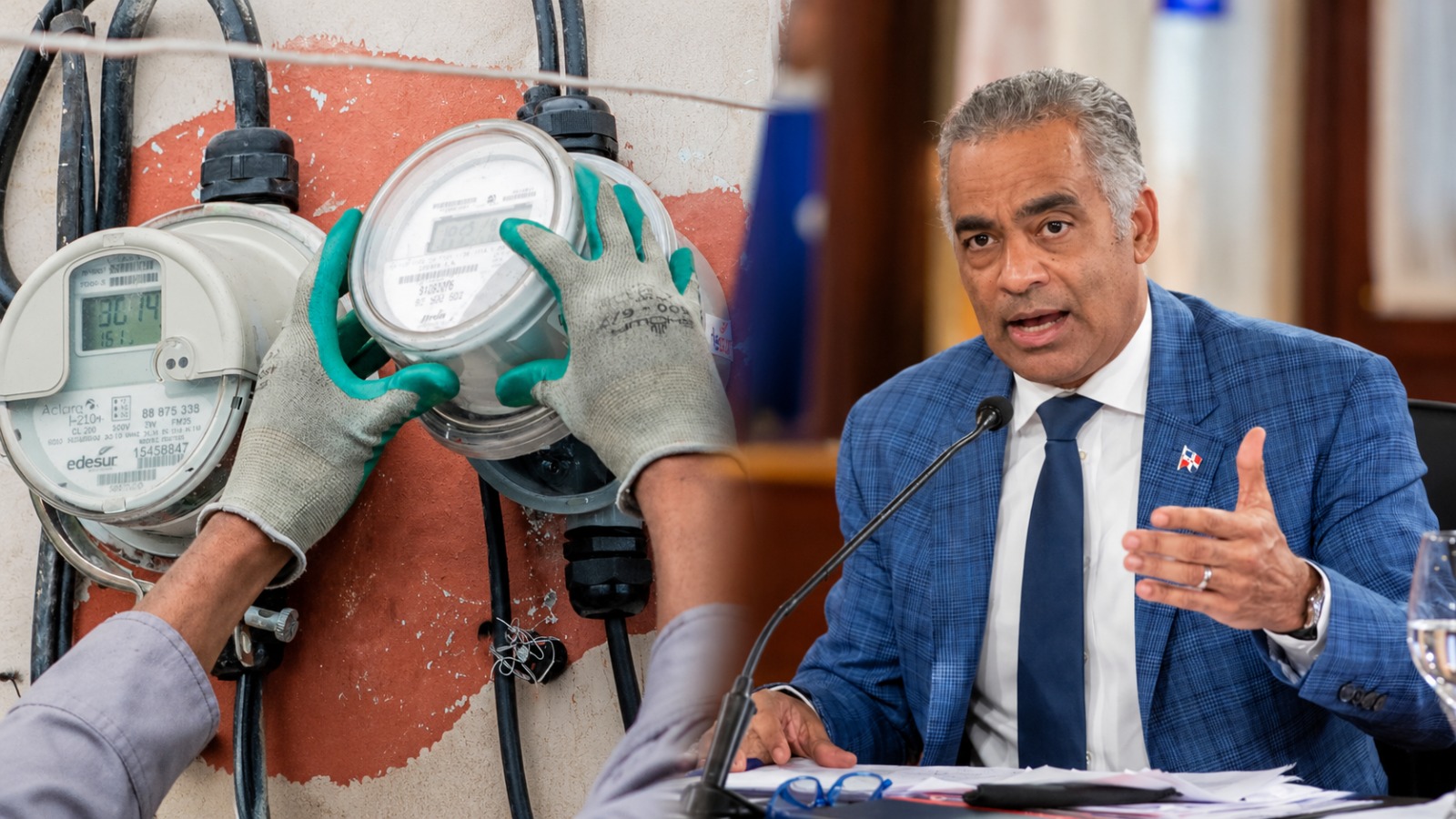 El ministro de Energía y Minas, Joel Santos.