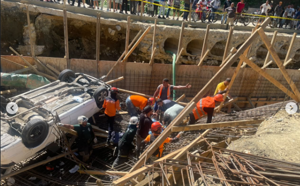 Accidente en Duarte.