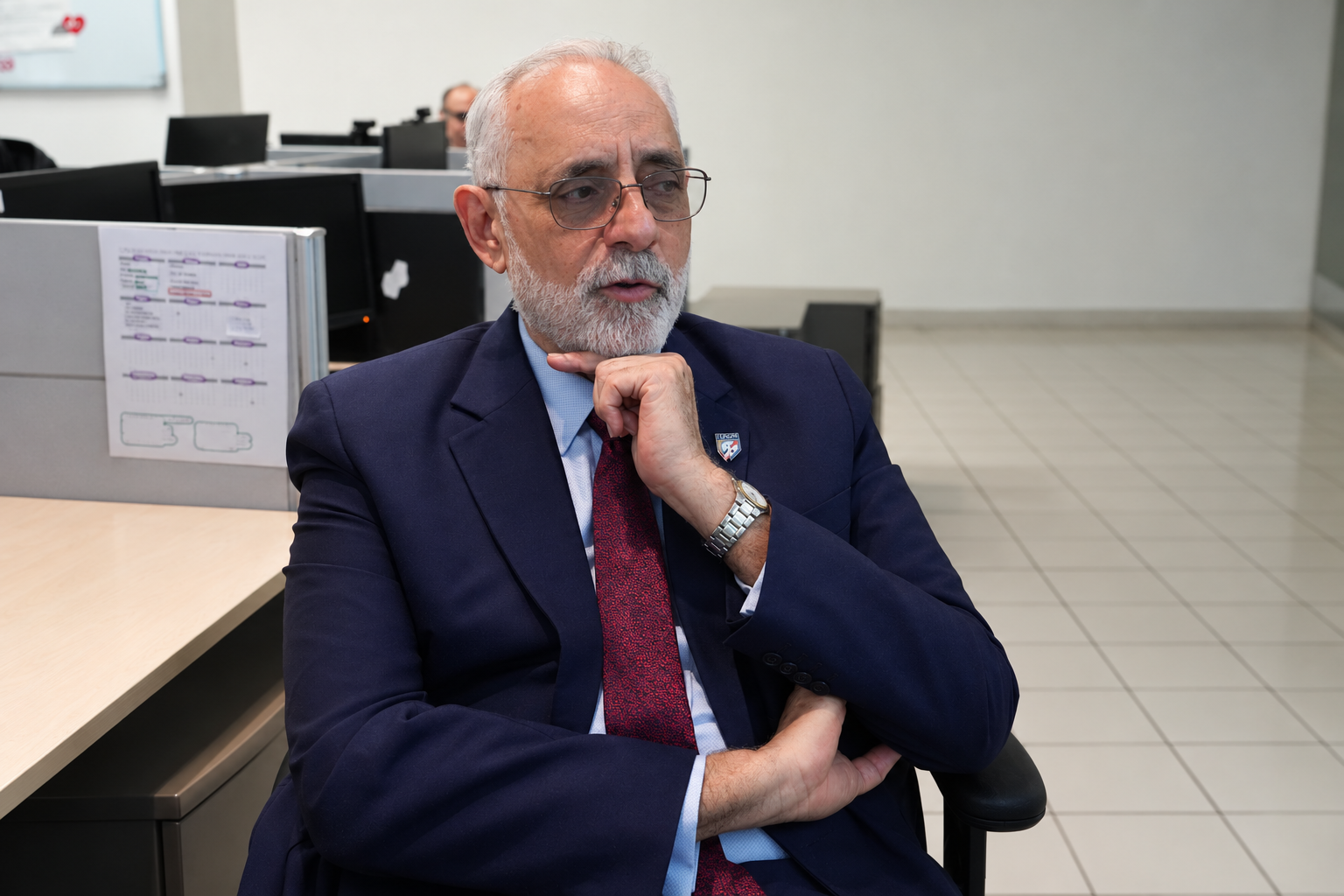 Vitelio Mejía, presidente de la Lidom en declaraciones a El Nacional