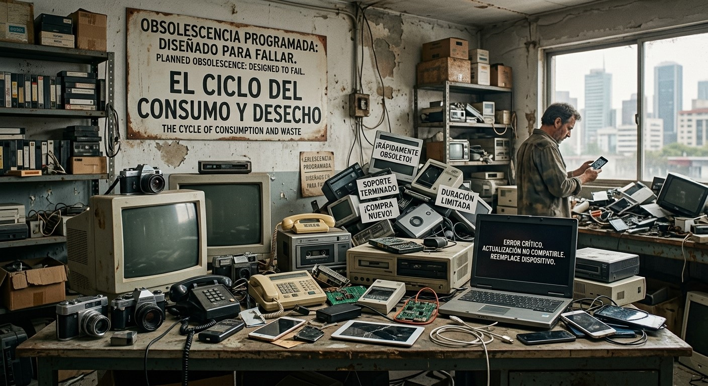 Es la planificación o diseño deliberado por parte de un fabricante para que un producto tenga una vida útil limitadamente corta o deje de funcionar tras un periodo determinado. Fuente IA