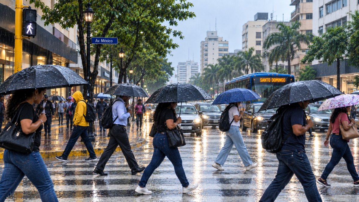 Lluvias en las primeras horas de la mañana en las provincias de la región sureste