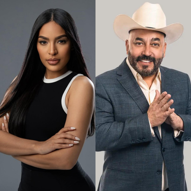 Taina Pimentel y Lupillo Rivera.
